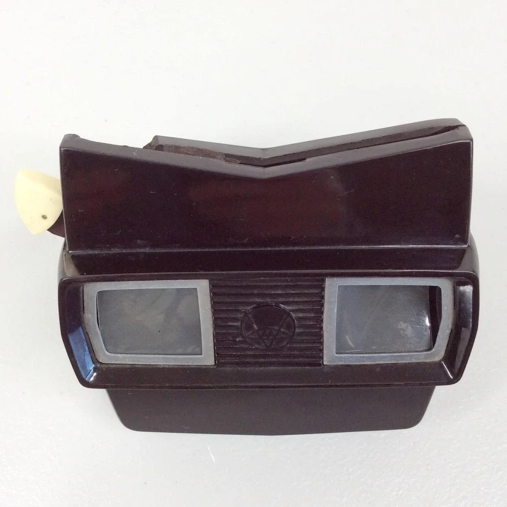 Vintage 1970s Sawyer's View-Master 3D Stereoscopic Viewer Brown
